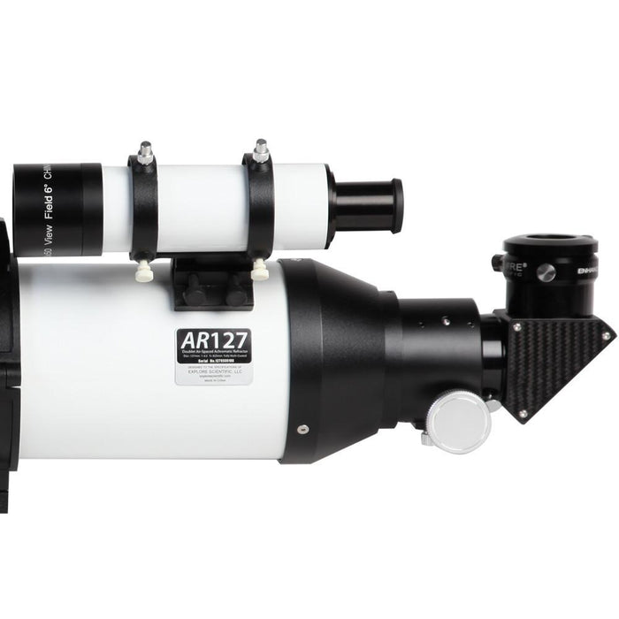   Explore Scientific AR127 Air-Spaced Doublet Refractor with Twilight I Mount  Straight-Through Finder