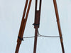 Hampton Nautical 60-Inch Floor Standing Antique Copper Harbor Master Telescope Tripod Legs with Chain