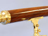 Hampton Nautical 60-inch Floor Standing Brass-Wood Harbor Master Telescope Tube Body