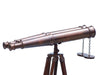 Hampton Nautical 62-Inch Floor Standing Admiral's Antique Copper Binoculars
