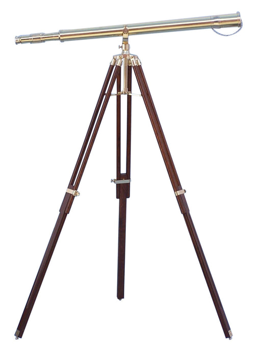 Hampton Nautical 62 Floor Standing Brass Galileo Telescope - ST-0117 — Red  Carpet Telescopes