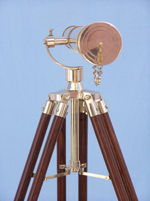 Lord Nelson Brass Telescope Solid Hardwood Walking Stick - TV6250