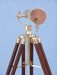 Hampton Nautical 62-Inch Floor Standing Brass Galileo Telescope Body 