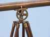 Hampton Nautical 64-Inch Floor Standing Antique Brass Griffith Astro Telescope Body Tripod Scale Dial
