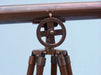 Hampton Nautical 64-Inch Floor Standing Antique Copper Griffith Astro Telescope Dial