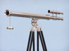 Hampton Nautical 64-Inch Floor Standing Chrome Griffith Astro Telescope Body Standing Up