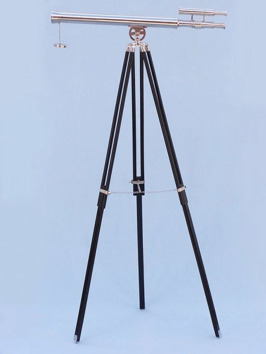 Hampton Nautical 64-Inch Floor Standing Chrome Griffith Astro Telescope Extended Tripod Legs