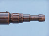 Hampton Nautical 65-Inch Floor Standing Antique Copper Anchormaster Telescope Extended Eyepiece
