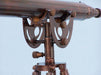 Hampton Nautical 65-Inch Floor Standing Antique Copper Anchormaster Telescope Tripod Body Base with Knob