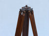 Hampton Nautical 65-Inch Floor Standing Antique Copper with Leather Griffith Astro Telescope Tripod Base