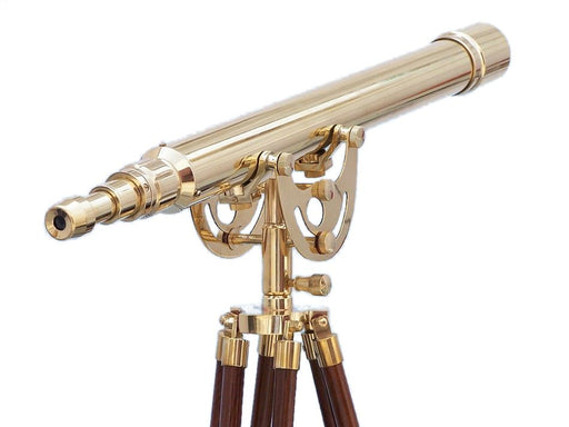 Hampton Nautical 65-Inch Floor Standing Brass Anchormaster Telescope