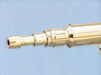 Hampton Nautical 65-Inch Floor Standing Brass Anchormaster Telescope Extended Eyepiece