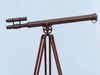 Hampton Nautical 65-Inch Floor Standing Bronzed Griffith Astro Telescope Body Side Profile Left