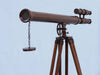 Hampton Nautical 65-Inch Floor Standing Bronzed Griffith Astro Telescope Objective Lens and Cap