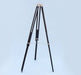 Hampton Nautical 65-Inch Floor Standing Brushed Nickel Griffith Astro Telescope Tripod Extended Legs