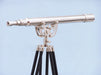 Hampton Nautical 65-Inch Floor Standing Chrome Anchormaster Telescope Body on Tripod