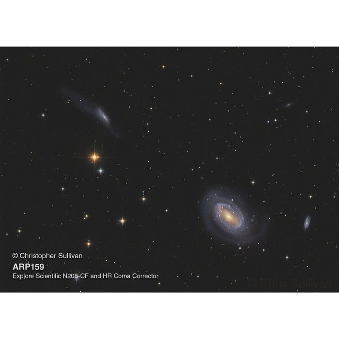Image Taken Using Explore Scientific N208CF Newtonian Telescope Astrograph Edition ARP159