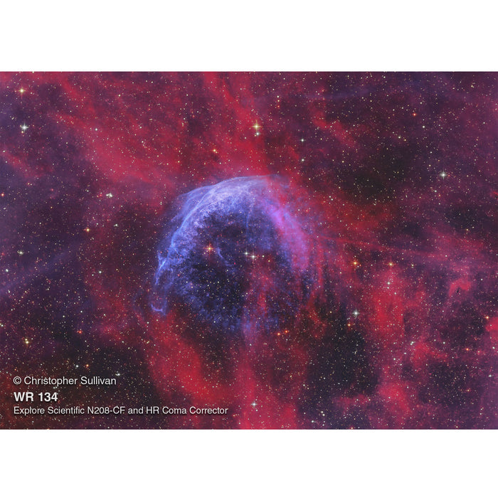 Image Taken Using Explore Scientific N208CF Newtonian Telescope Astrograph Edition WR 134