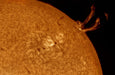 Image no.2 Captured Using Lunt 100mm Modular Telescope Observer Package