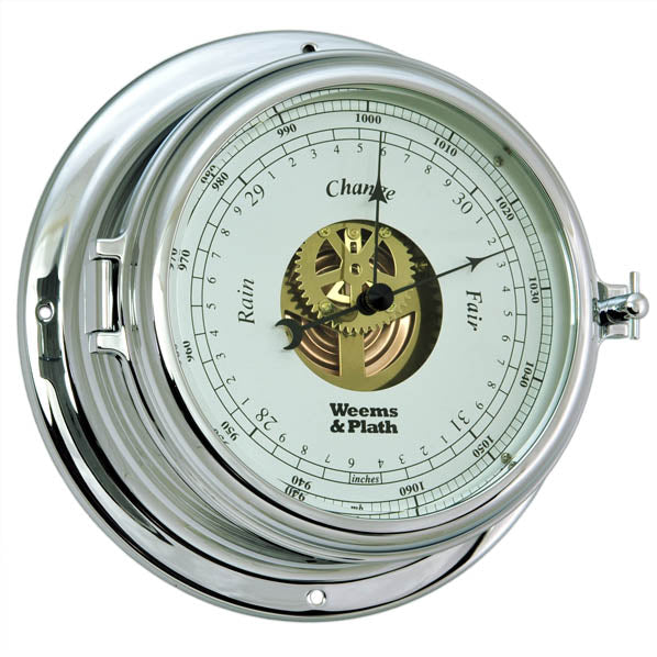 Weems & Plath Endurance II 135 Open Dial Barometer Chrome