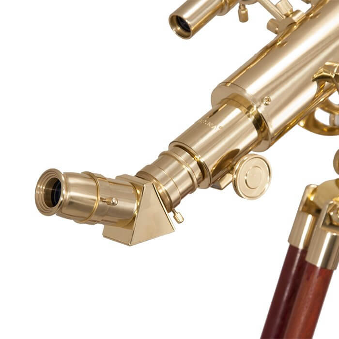 [Refurbished] Barska 60mm 28 Power Anchormaster Classic Brass Telescope w/ Mahogany Tripod