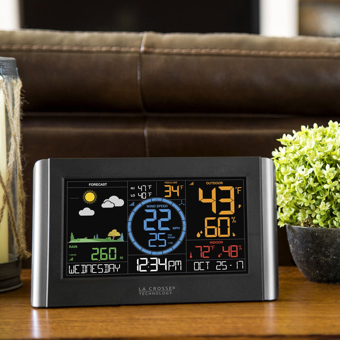 La Crosse Technology V61 Portable Weather Station - Black for sale online