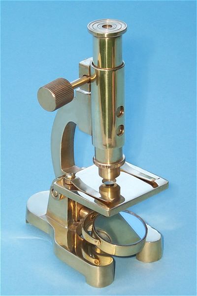 Stanley London Modern Style Brass Microscope