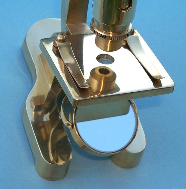 Stanley London Modern Style Brass Microscope