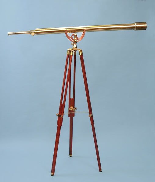 Buy Finish Brass Telescope with Tripod Stand Collectible for Home Decor  upto 70% OFF at Apkainterior